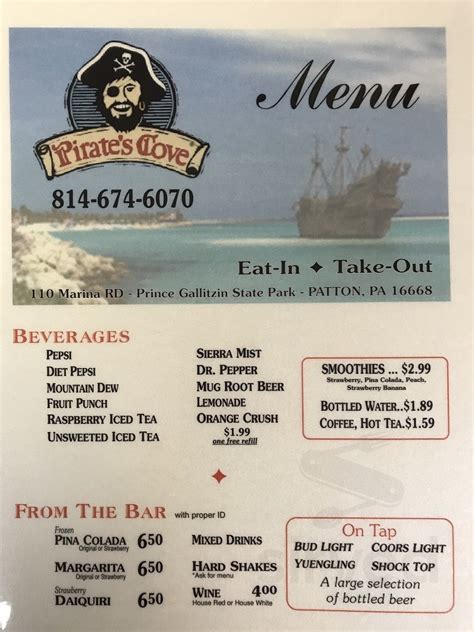 pirates cove pub and grill
