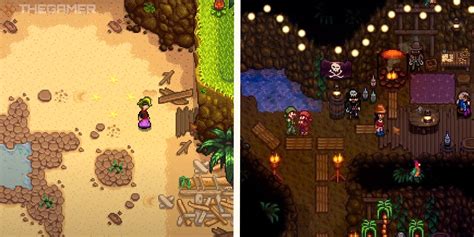 pirates cove walnuts stardew