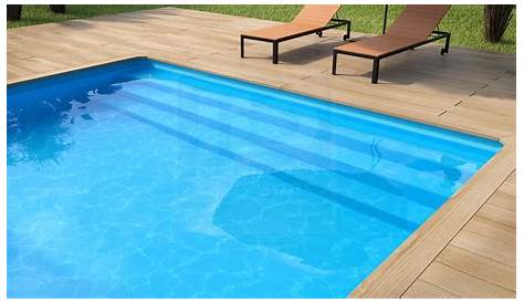 Liner piscine imprimé PERSIA BLEU Fabrication française