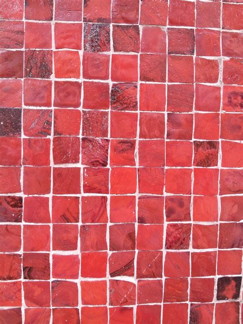 Piso Mosaico Rojo