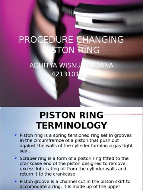 Piston Ring Break In Procedure
