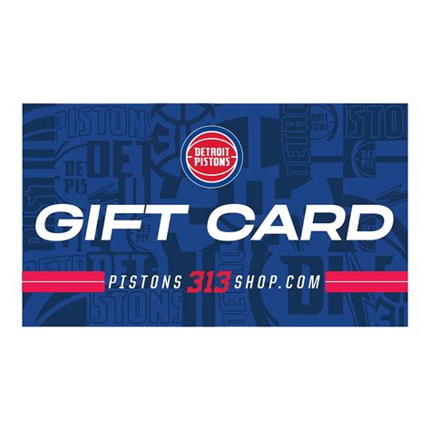 Pistons Gift Card