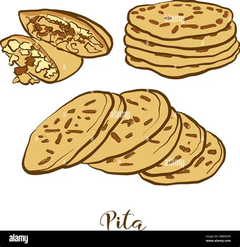 Pita Bread Drawing