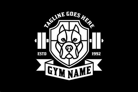 pitbull gym logo