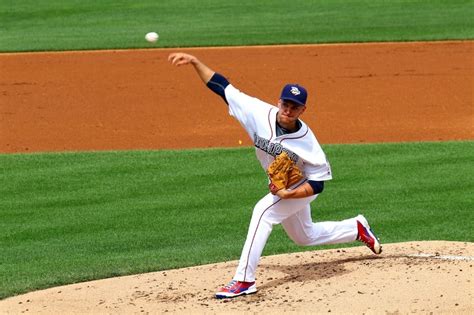 Pitcher Throwing a Baseball