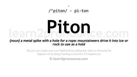 Piton Definition Spanish