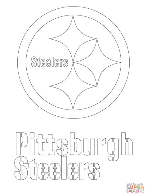 Pittsburgh Steelers Coloring Pages: A Fun Way To Show Your Team Spirit