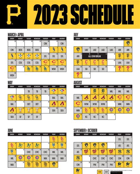 pittsburgh pirates schedule 2004