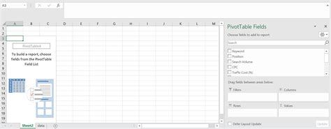 Pivot Table Chart Is Blank