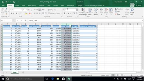 Pivot Tables Excel 2016