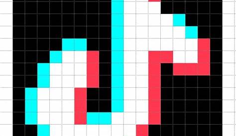 Como hacer el LOGO de TIK TOK | Pixel Art - YouTube