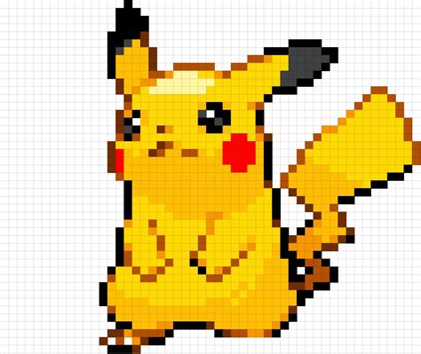 Pixel Art Pikachu