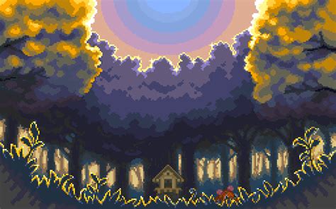 pixel art pokemon background