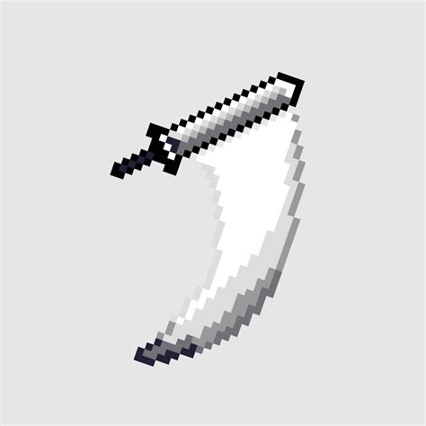 pixel art sword slash