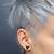 pixie haircut earrings