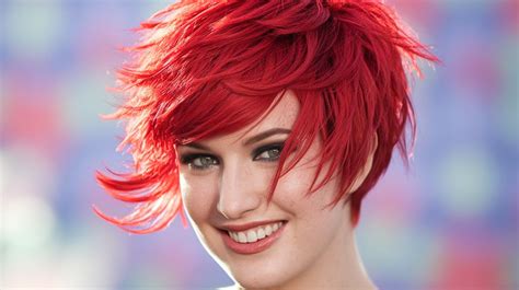 pixie haircut red
