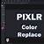 pixlr color replace black