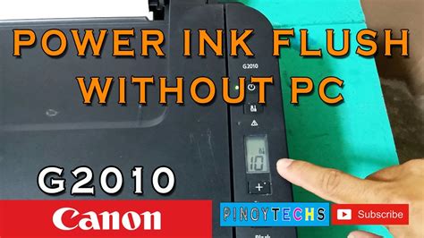 pixma g7020 ink flush