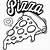 pizza coloring page printable