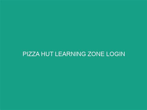 kronos pizza hut hiring zone login