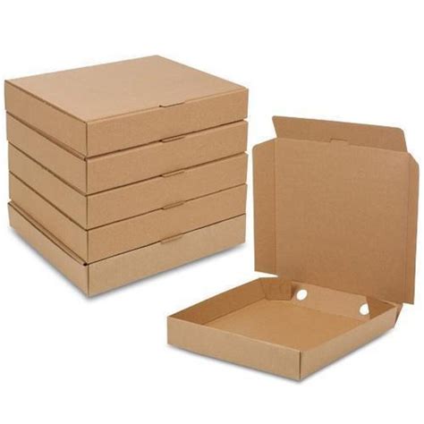 Pizza Boxes Brown Bin