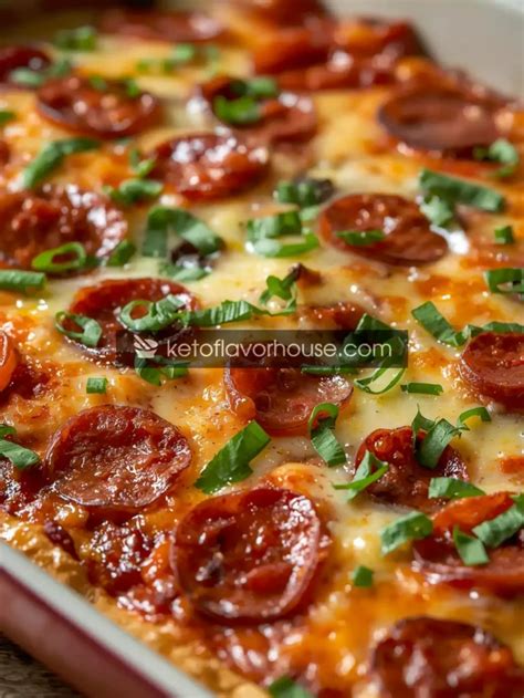 Pizza Casserole Crustless