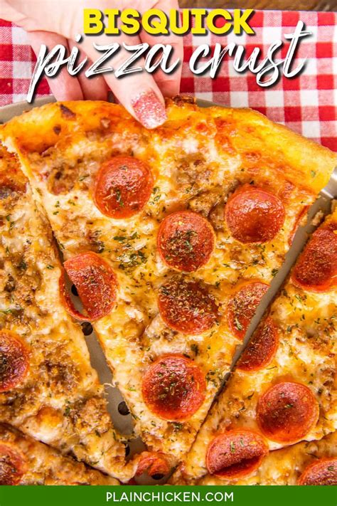 Pizza Crust Using Bisquick Mix