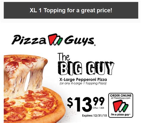 Pizza Guys Coupons Code