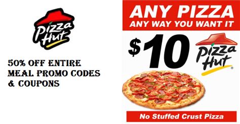 pizza hut delivery voucher code