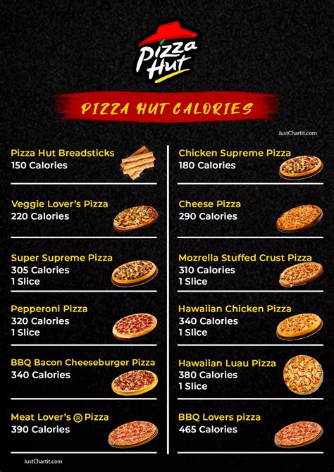 pizza hut pizza tower calories