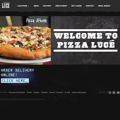 Pizza Luce site