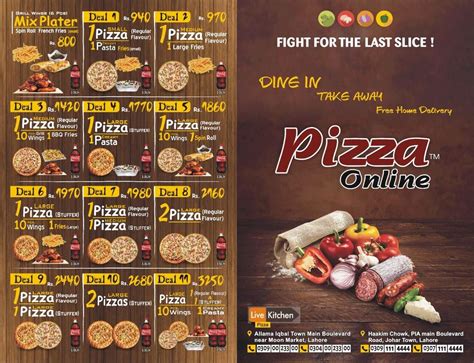 pizza online iqbal town lahore