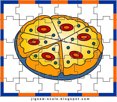 Pizza Puzzle Printable
