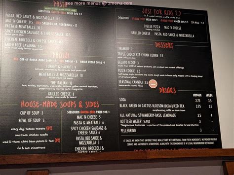 Pizza Sauce Menu