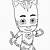 pj mask coloring page