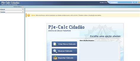 pje calc download trt1