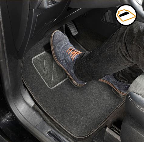 Opel GT Auto Teppich komplettes Set Velours schwarz Keder Stoff schwarz