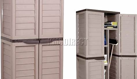 Armoire rangement plastique 250 L anthracite