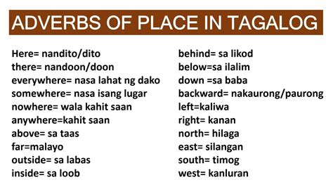 place of origin in tagalog example