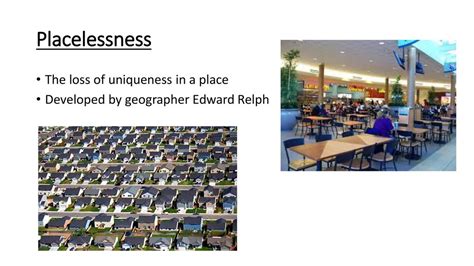 placelessness ap human geography