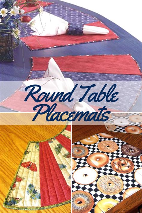 Placemats For Round Table Diy