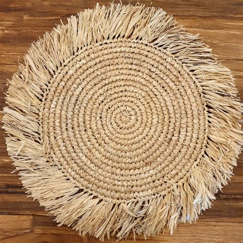 Placemats Straw Round