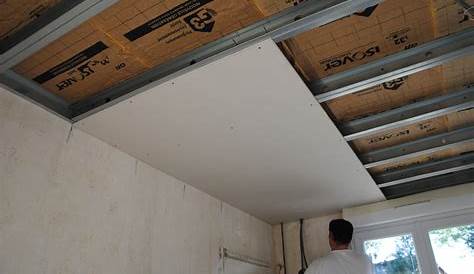 Plafond Placoplatre Suspendu s En Placoplâtre à Deux Niveaux, Photo Et