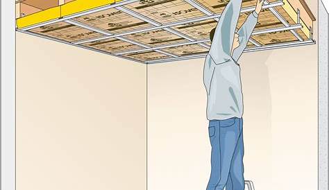 Plafond suspendu en placoplatre Isolation idées