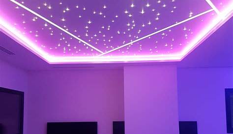 Plafond Tendu Lumineux avec Dalle LED MS Habitat Moselle