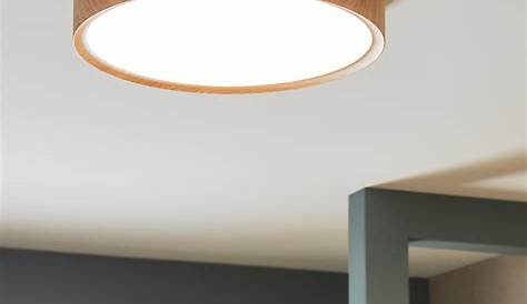 Plafonnier Led Bois LED En Marena à 4 Lampes, E14 Luminaire.fr