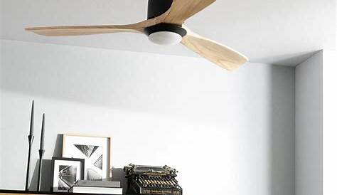 Ventilateur de plafond en bois 105 cm plafonnier intégré