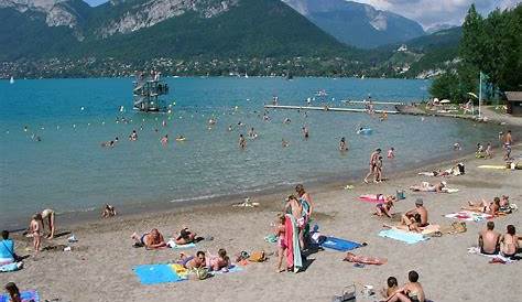 Plage Annecy La D’Albigny Fait Carton Plein, Les