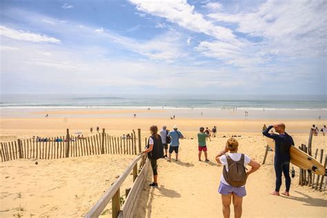 plage biscarrosse en direct