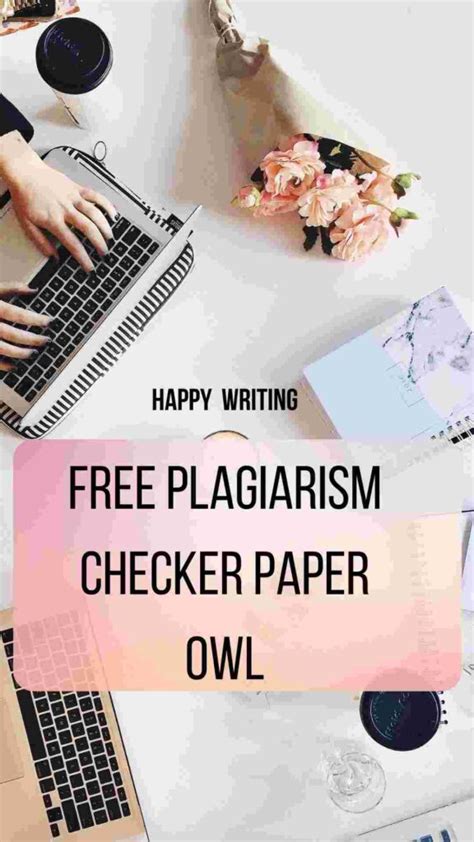 plagiarism checker owl paper